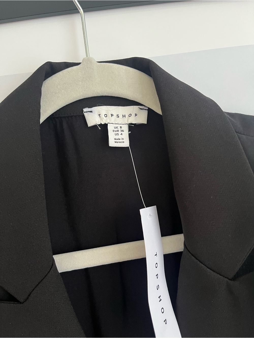 Topshop Mixed Fabric Blazer Dress - Picture 5 of 5